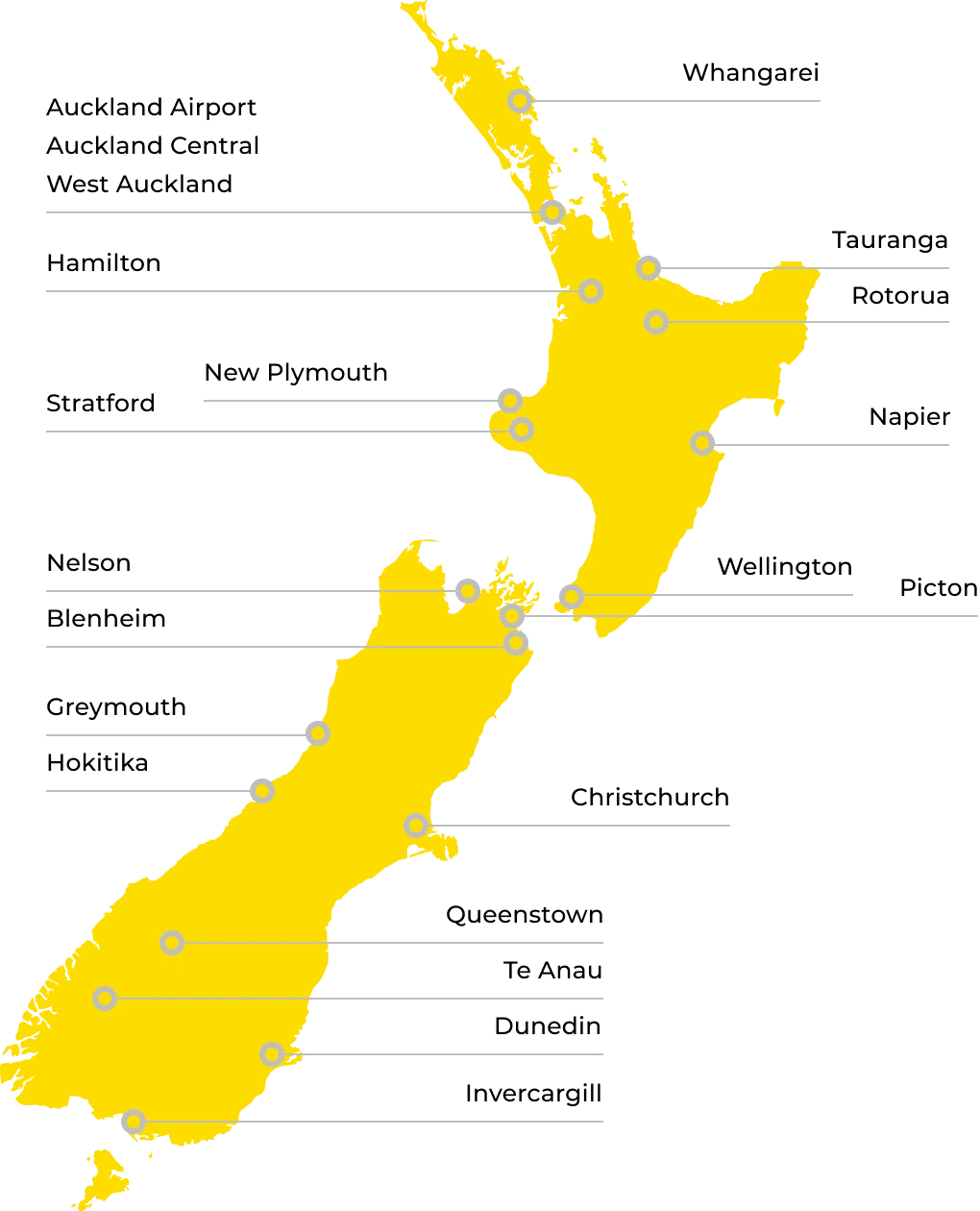 Rad Car Hire Locations